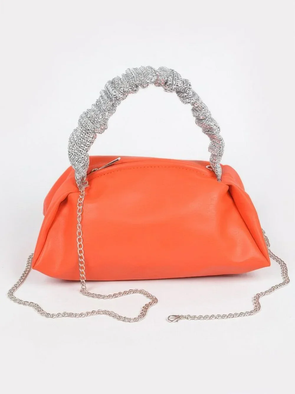 Faux Leather Shoulder Bag